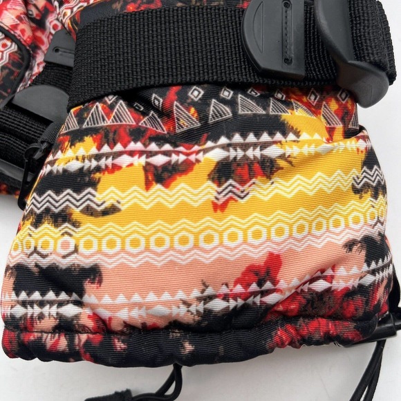 NANDN Winter Geometric Ski Fleece Lined Gloves size large - Picture 7 of 8